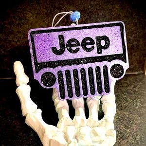 Lavender scented jeep car freshie